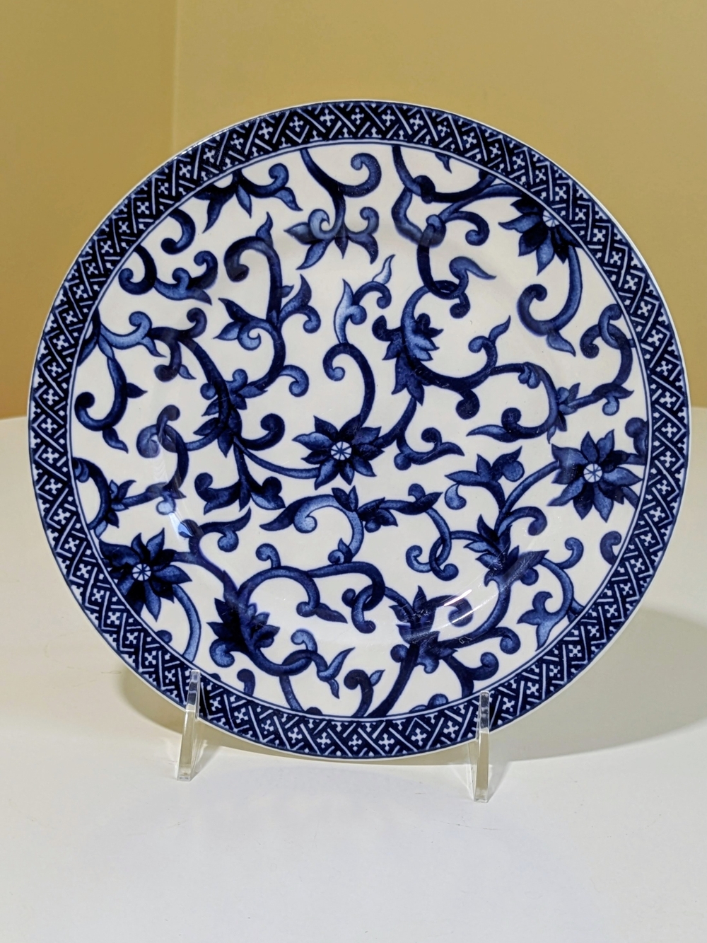 Vintage Ralph Lauren Mandarin Blue 8-5/8 Salad Plate